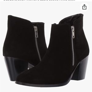 BCBGeneration black suede booties